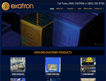 Tablet Screenshot of exatron.com